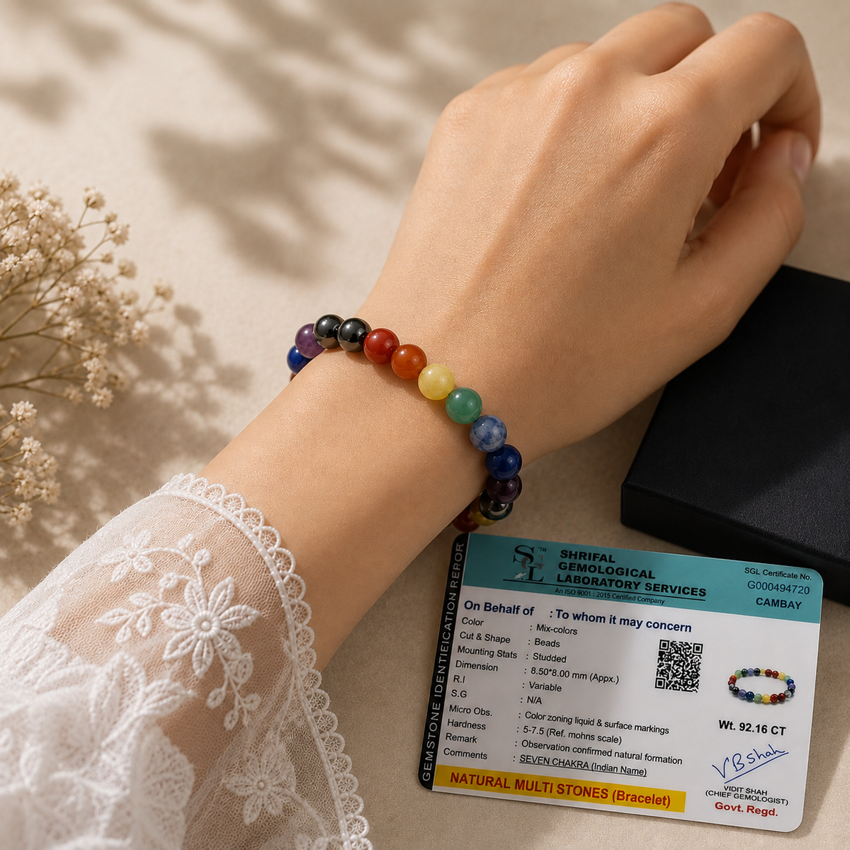 7 Chakra Crystal Bracelet