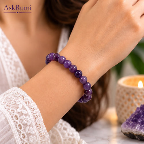 Amethyst Crystal Bracelet