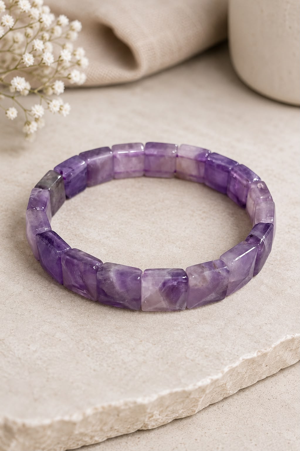Amethyst Serenity Luxe Bracelet