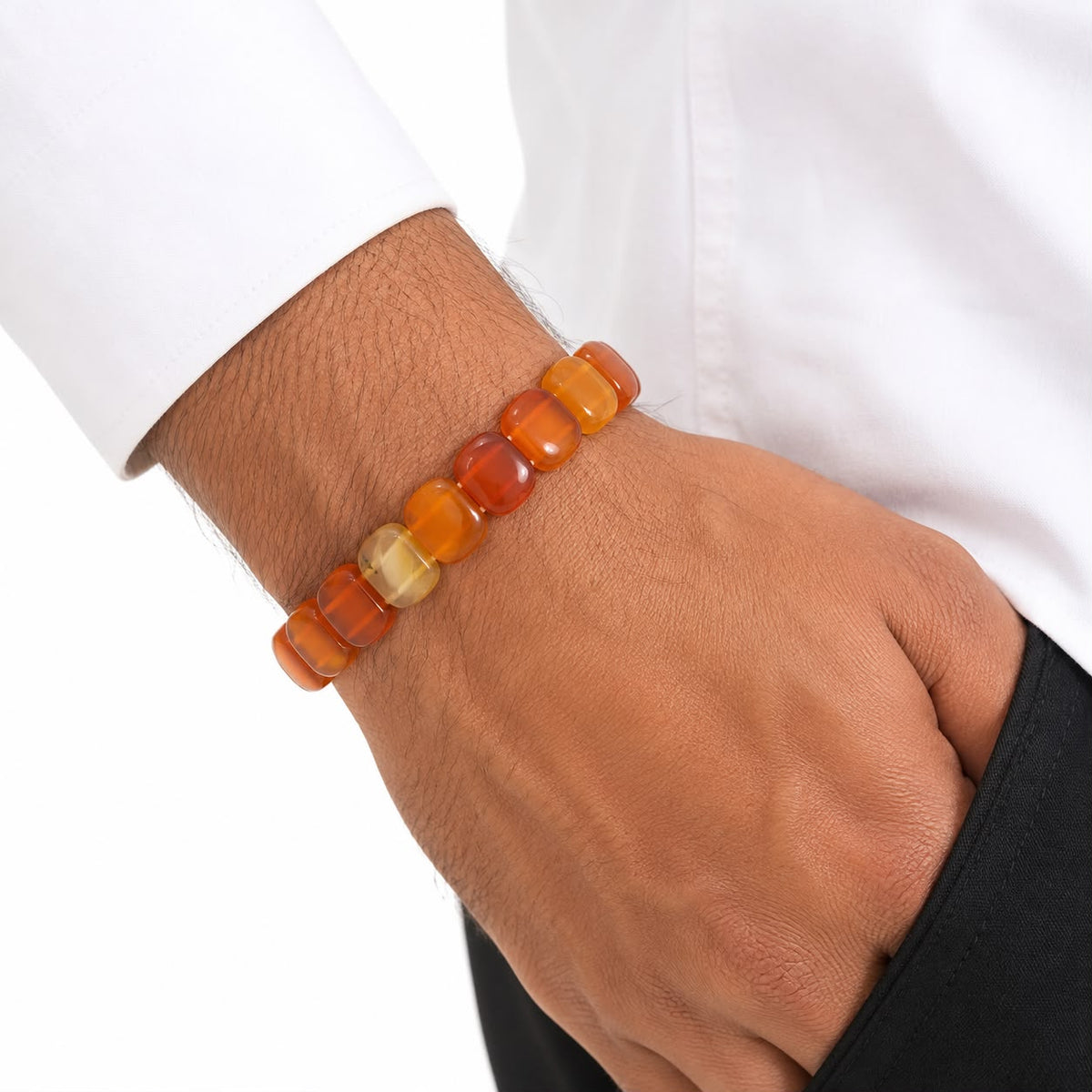 Carnelian Crystal Bracelet