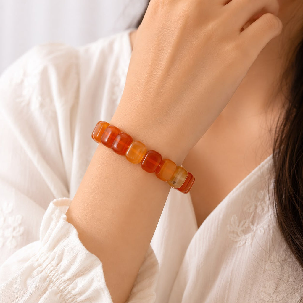 Carnelian Crystal Bracelet