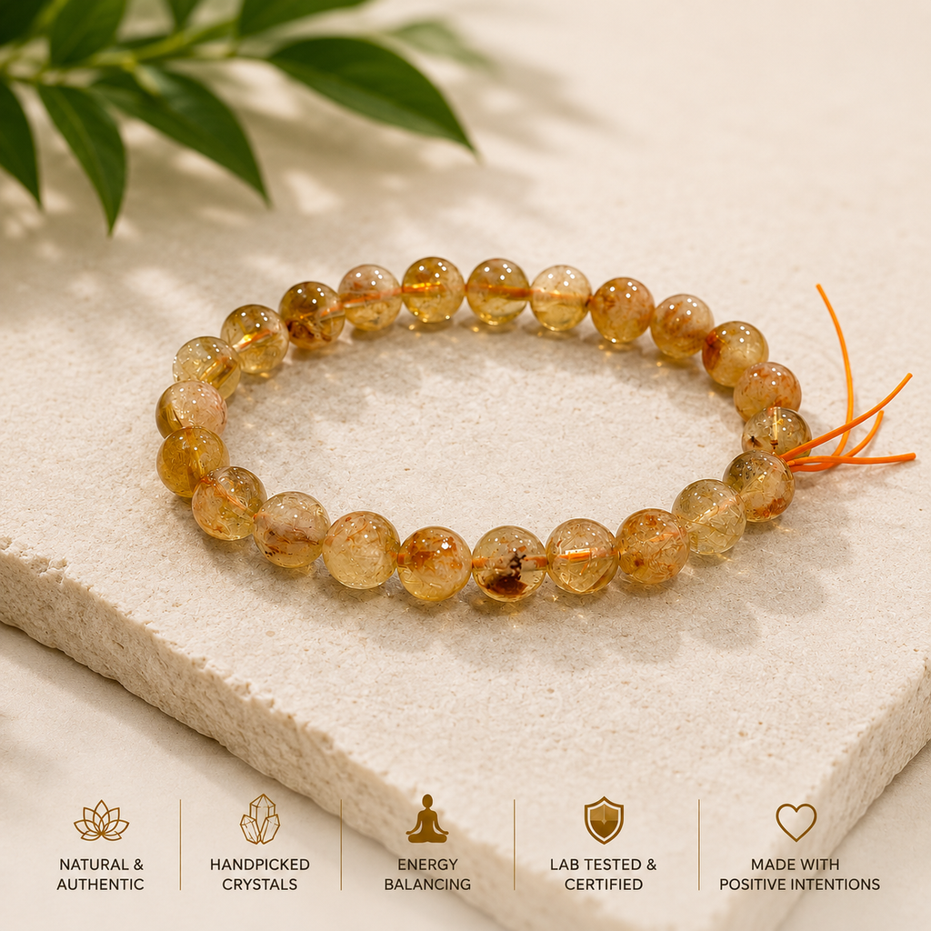 Citrine Crystal Bracelet