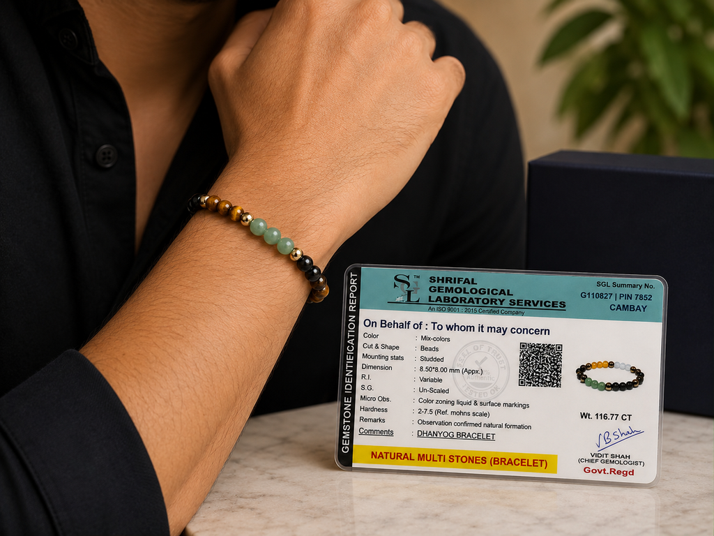 Dhanyog Crystal Bracelet