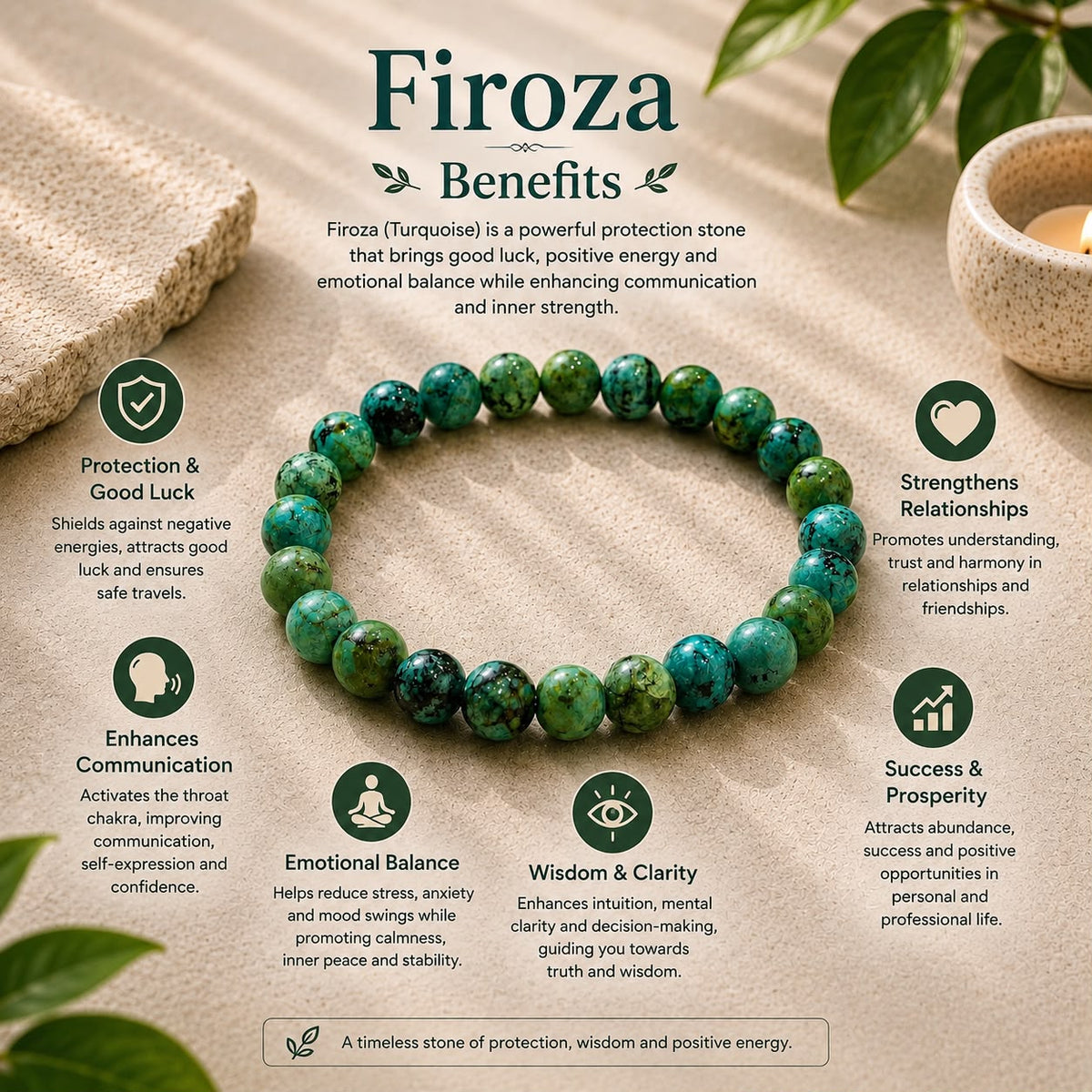 Firoza Crystal Bracelet