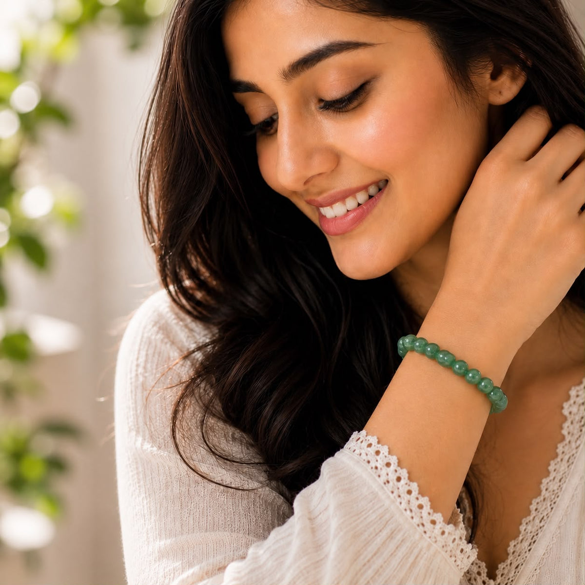 Green Aventurine Crystal Bracelet