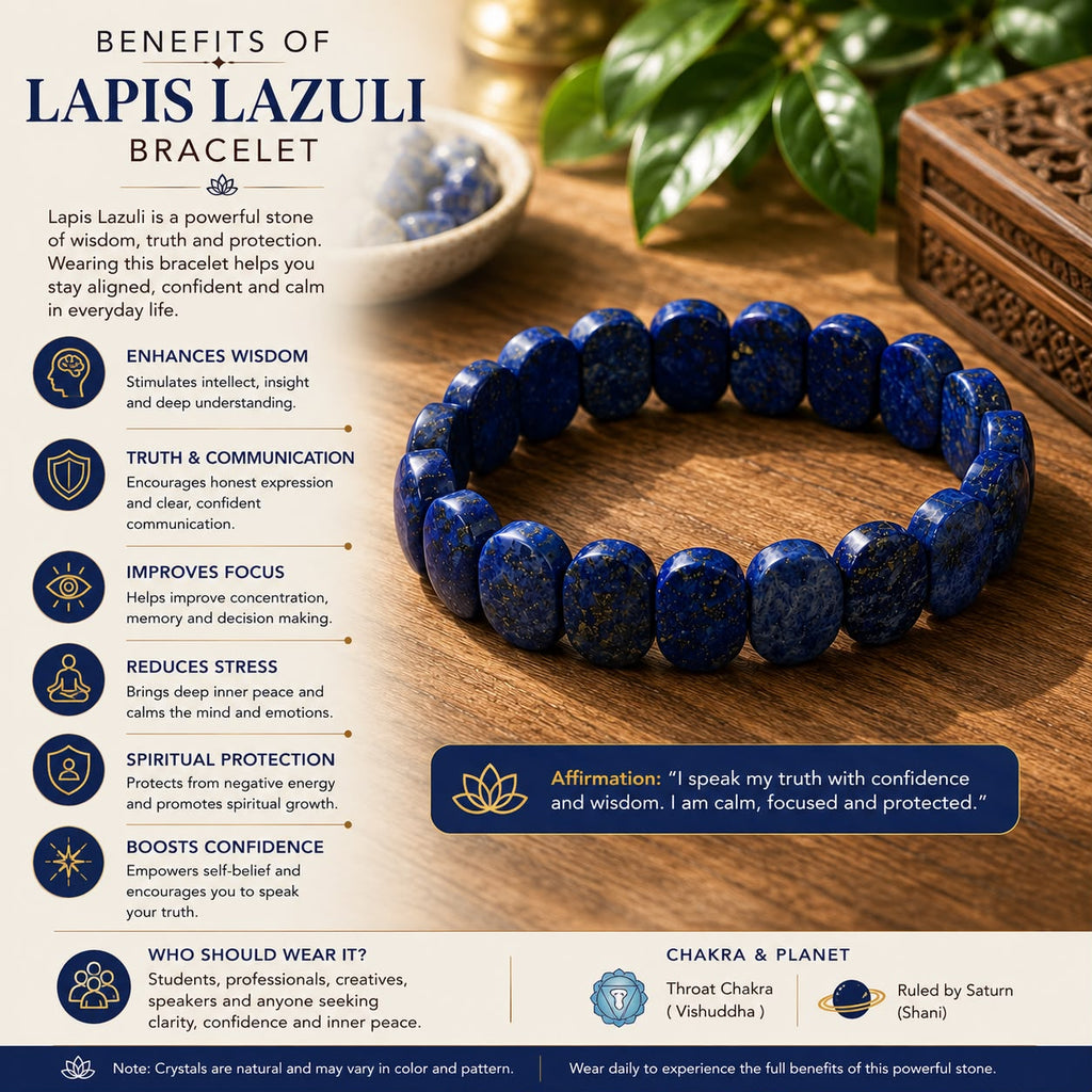 Lapis Lazuli Crystal Bracelet