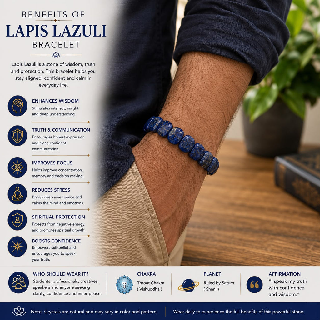 Lapis Lazuli Crystal Bracelet