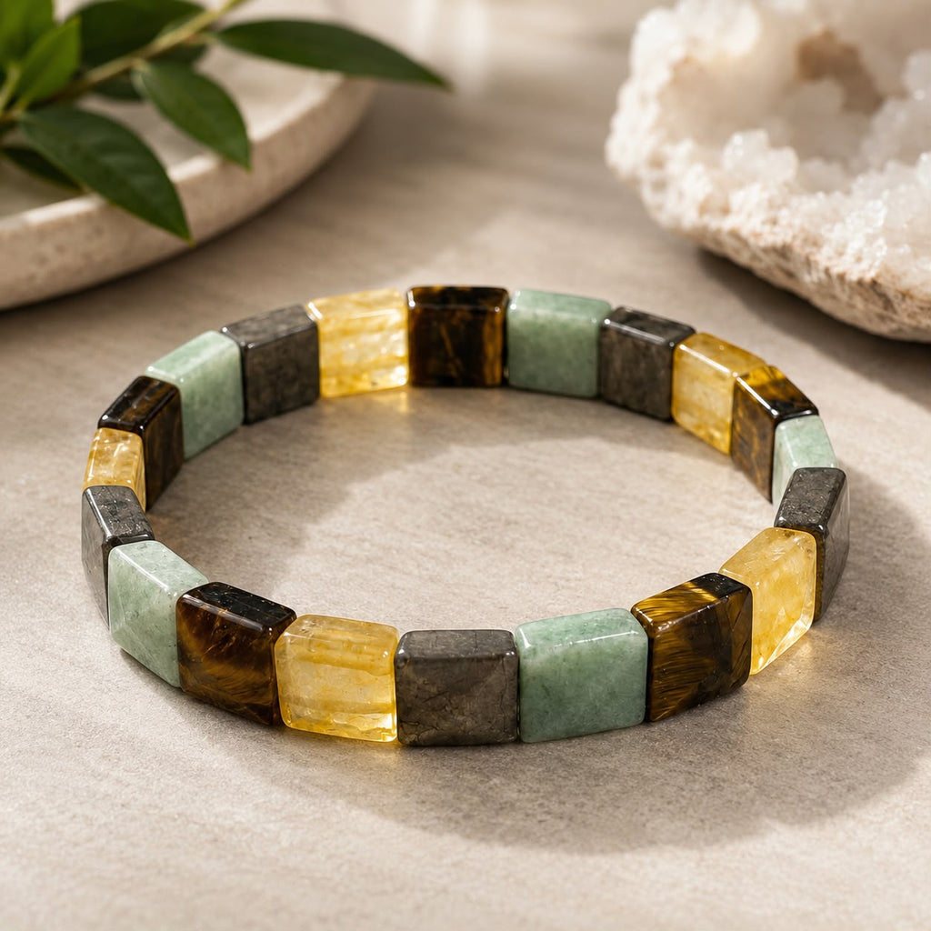 Multi Gemstone Prosperity & Protection Bracelet