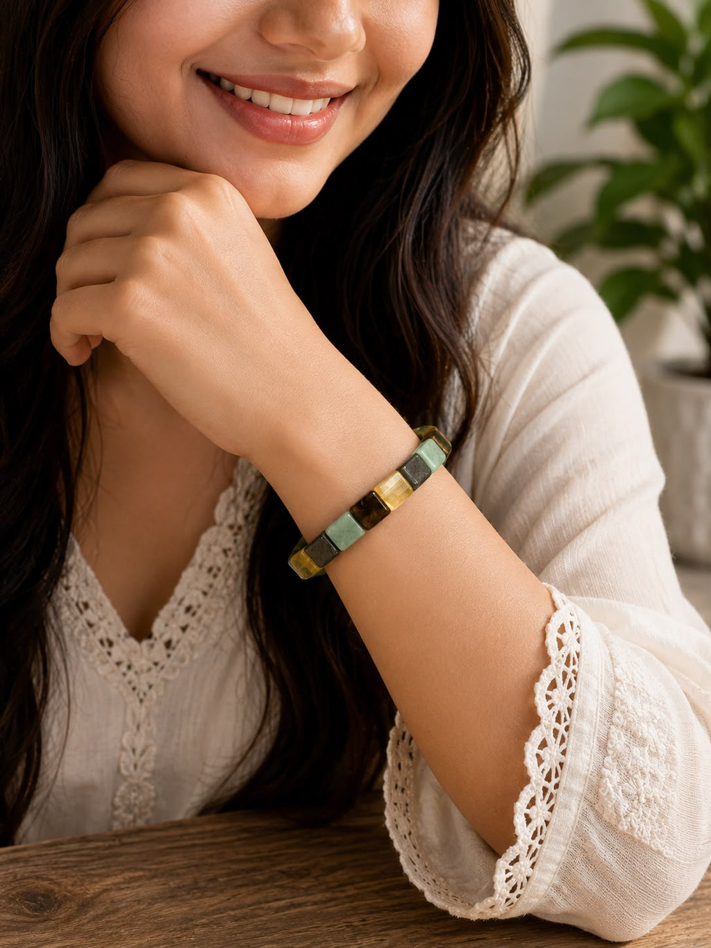 Multi Gemstone Prosperity & Protection Bracelet