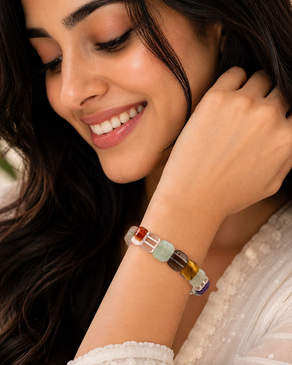 Multi Gemstone Harmony Aura Bracelet