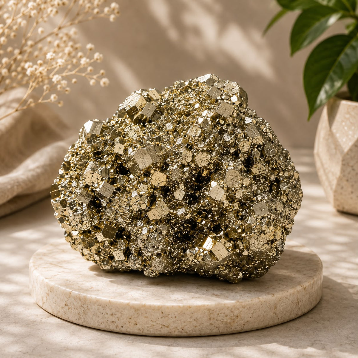 Natural Pyrite Stone