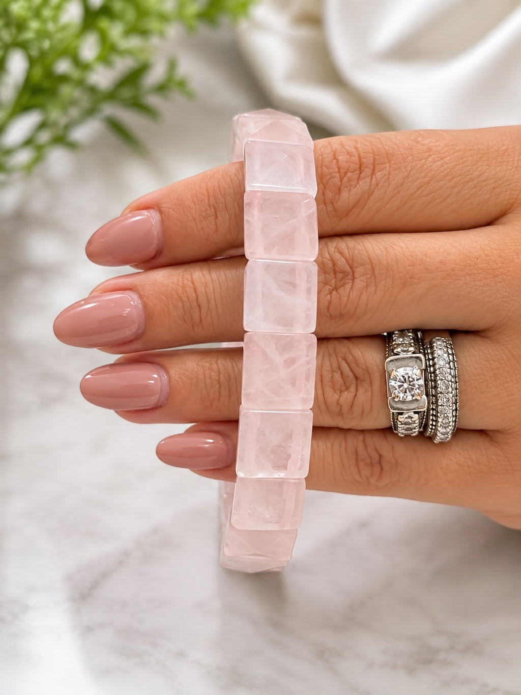 Rose Quartz Love Luxe Bracelet