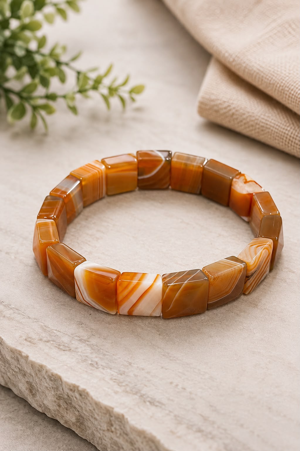 Sulemani Agate Crystal Bracelet