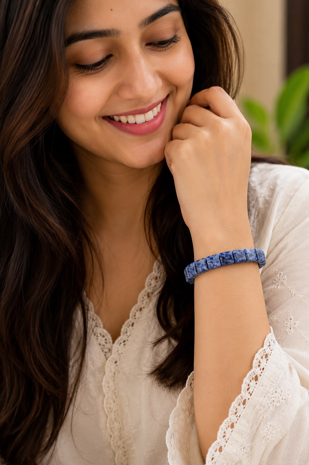 Sodalite Crystal Bracelet