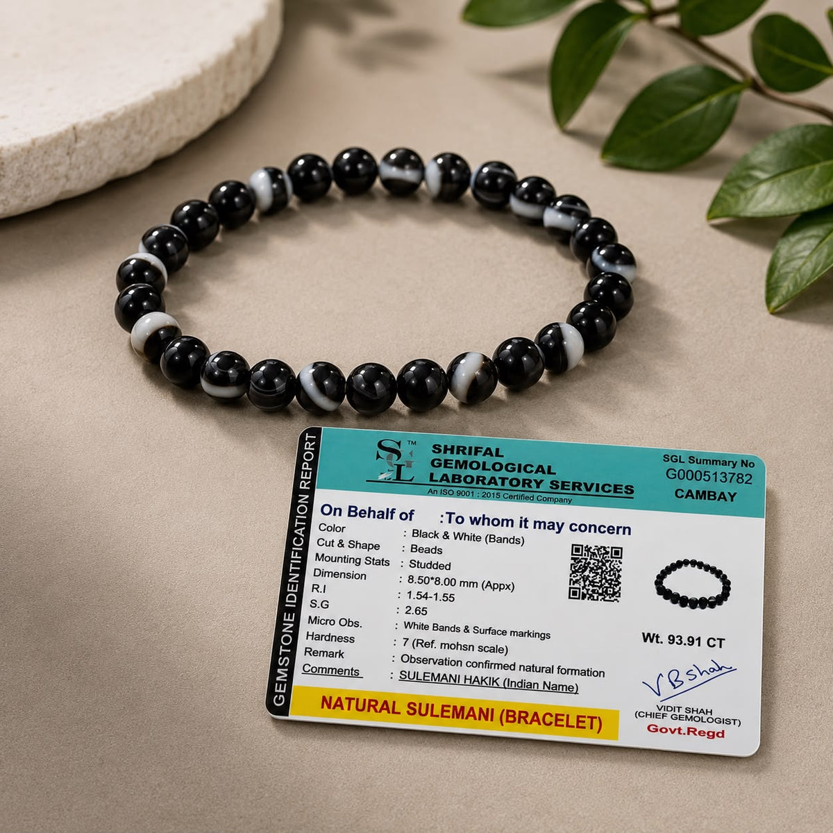 Sulemani Hakik Crystal Bracelet