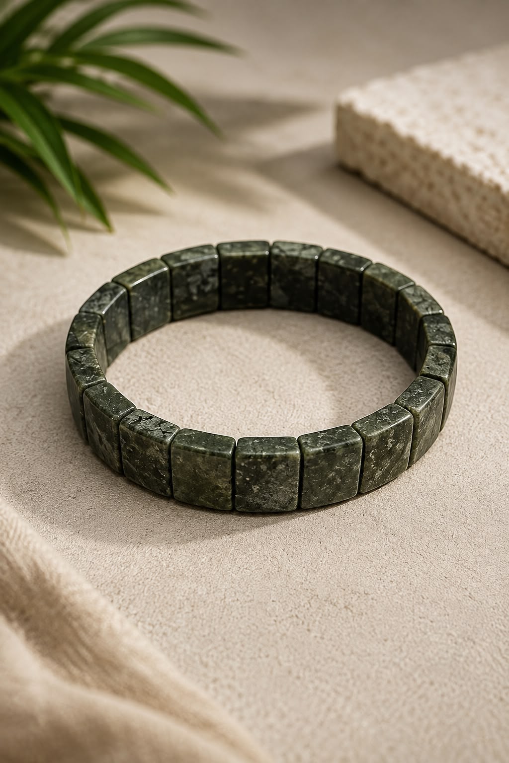 Serpentine Crystal Bracelet