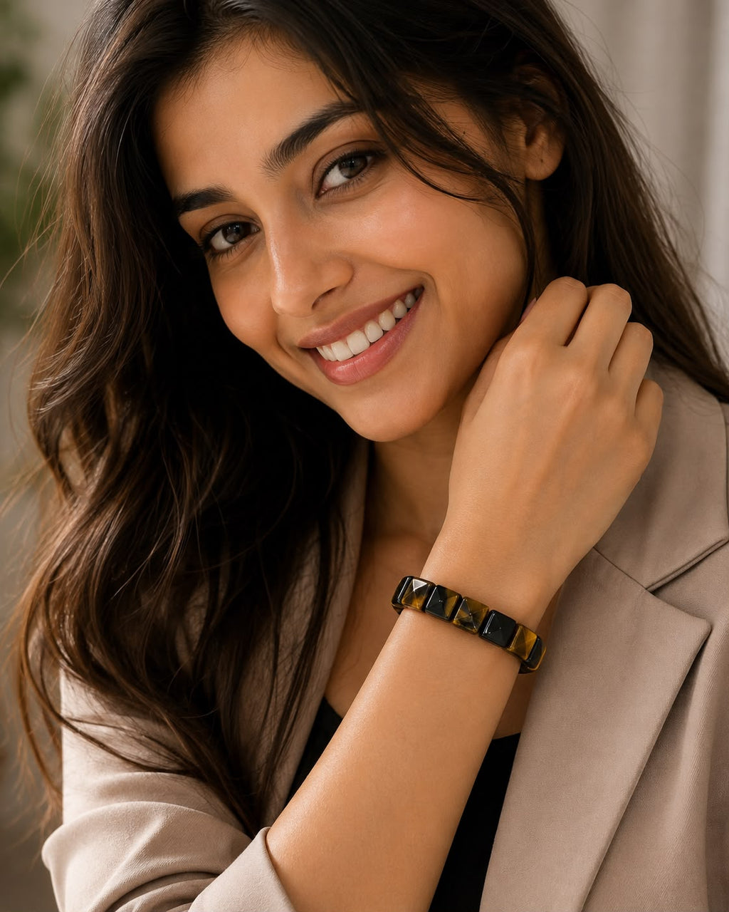 Tiger's Eye Courage Luxe Bracelet