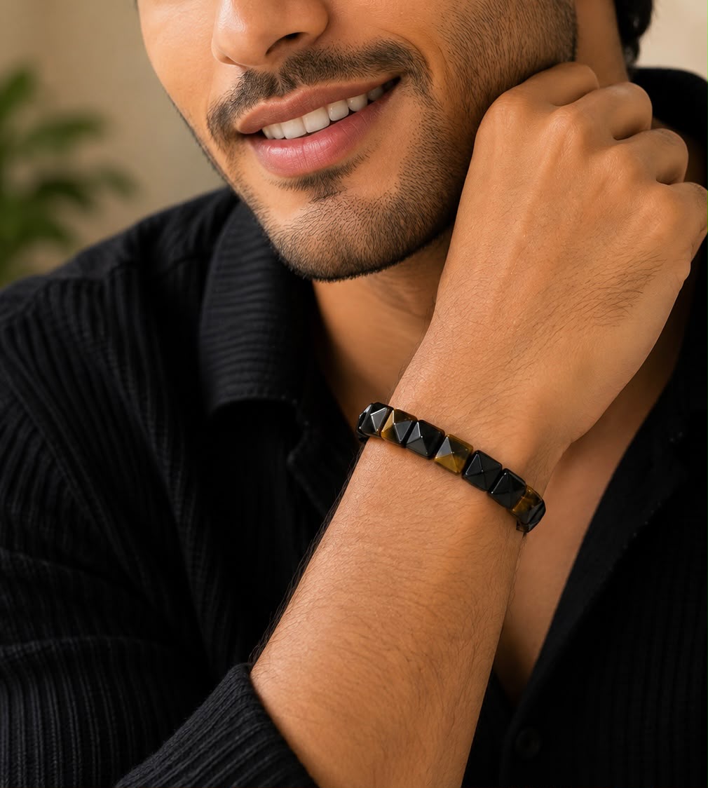 Black Tiger Eye Crystal Bracelet
