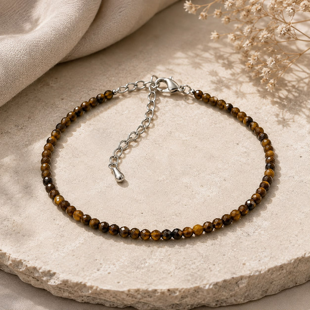 Tiger Eye Harmony Anklet