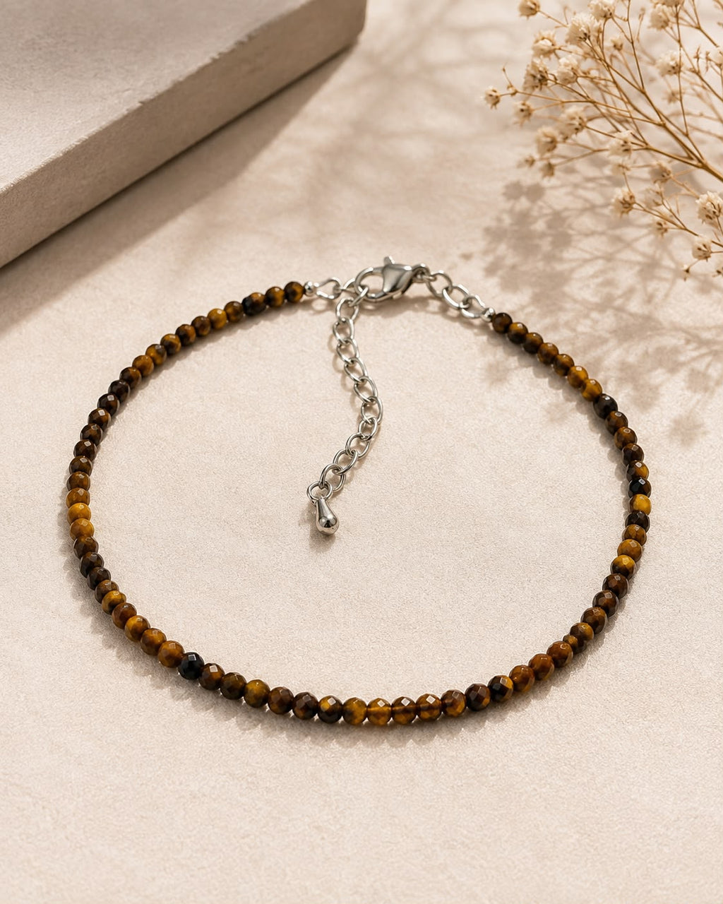 Tiger Eye Harmony Anklet