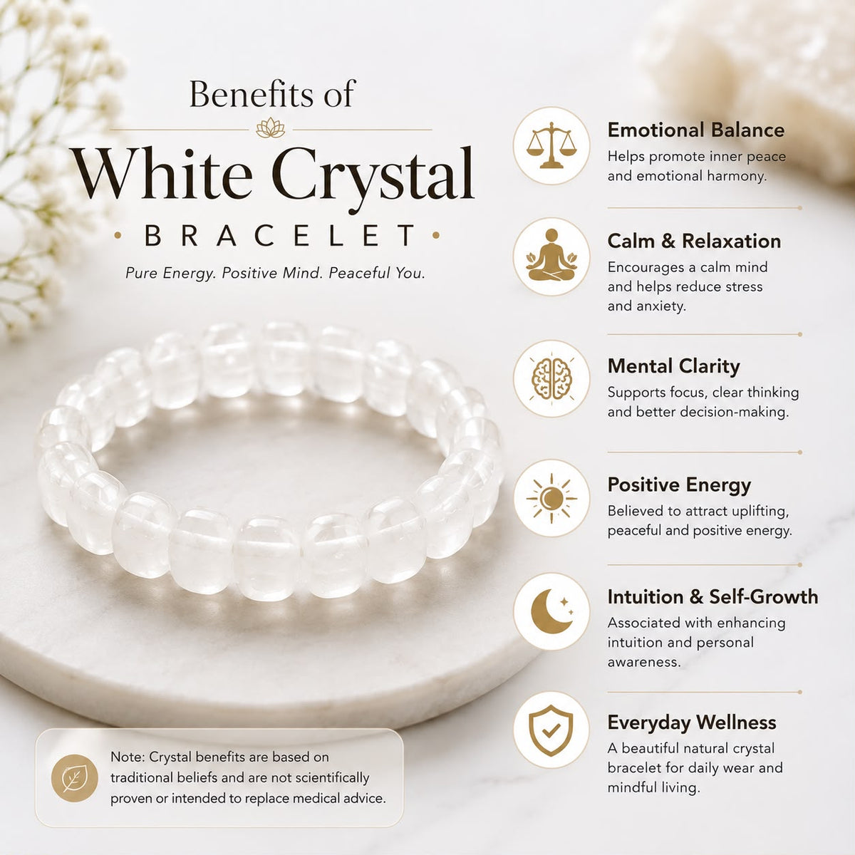 White Crystal Bracelet