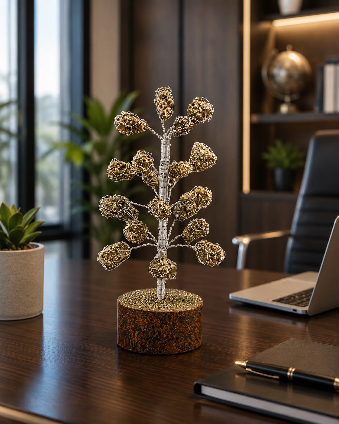 Pyrite Crystal Tree